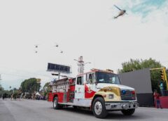 Presidió Américo Villarreal desfile cívico-militar por el 214 aniversario del inicio de la independencia