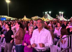 Acude el gobernador y su esposa a ver a Los Ángeles Azules que cantaron ante 45 mil victorenses