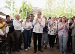 Américo y María de Villarreal llevan apoyos y servicios gratuitos a las familias de Antiguo Morelos