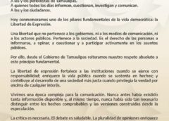 “La libertad de expresión es el alma de la democracia y la conciencia crítica de una sociedad libre.”
