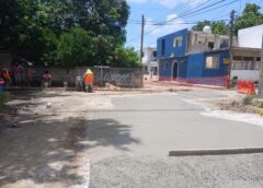 Avanza COMAPA Sur con la reposición de pavimentos tras obras hidráulicas
